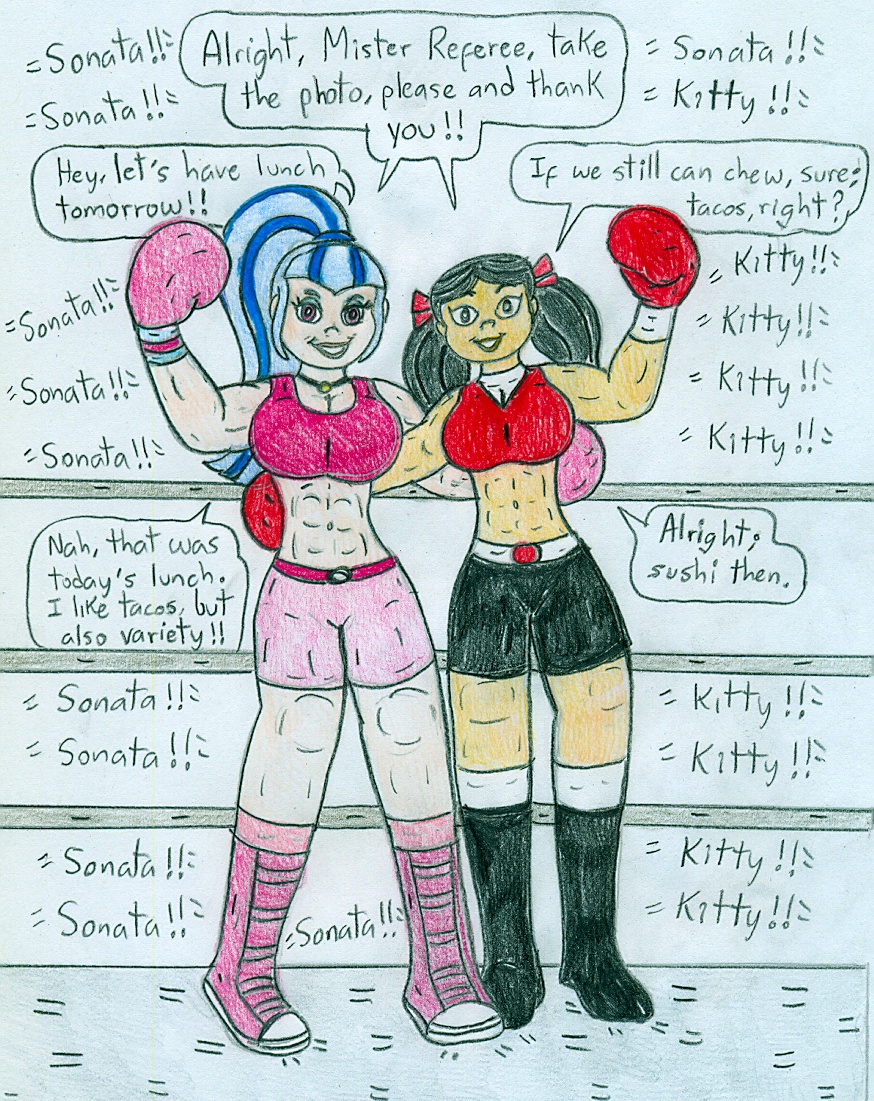 Boxing Kitty vs Sonata Dusk