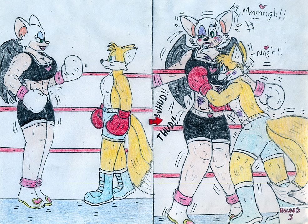 Deviantart Tails Boxing Boxing Tails vs Rouge by Jose-Ramiro on DeviantArt