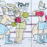 Boxing Tails vs Bunny - Beating