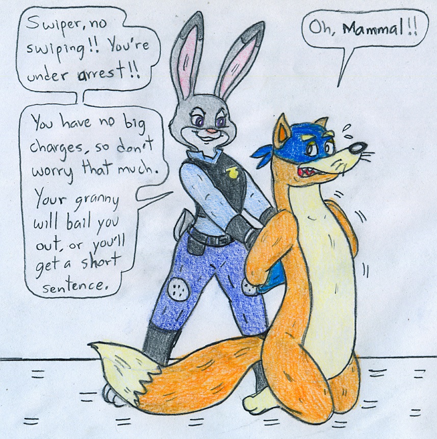 Judy Hopps arrests Swiper