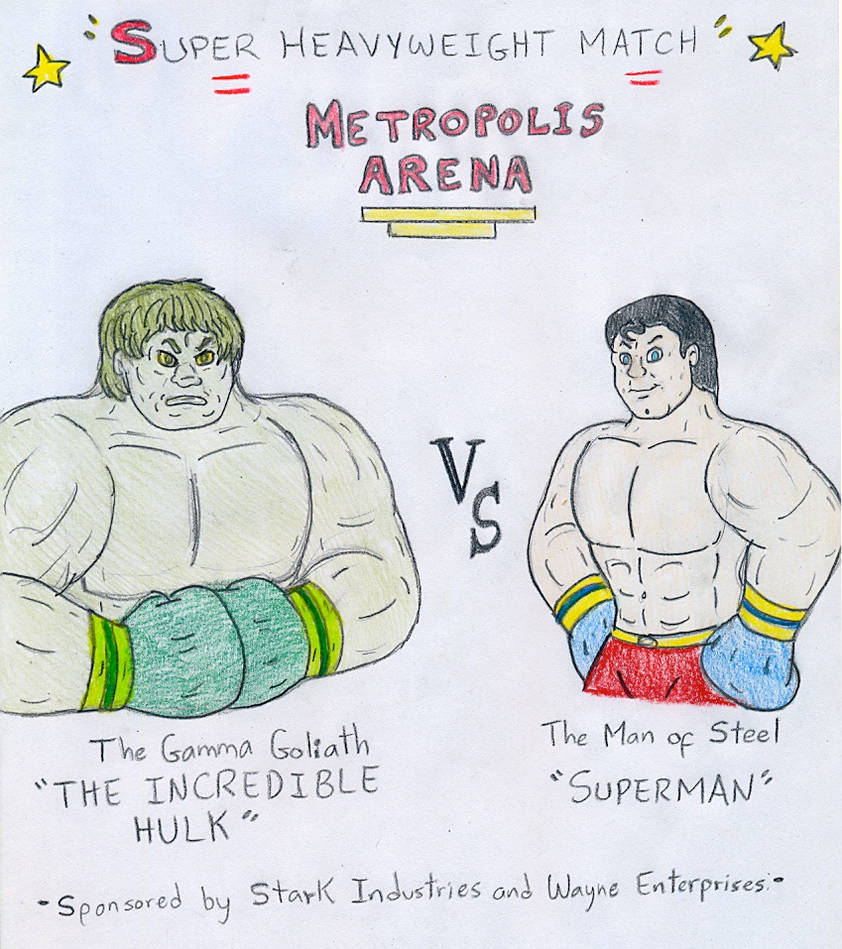 Boxing Poster - Superman vs Hulk by Jose-Ramiro on DeviantArt