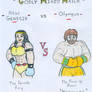 Boxing Poster - Big Barda vs Hercules