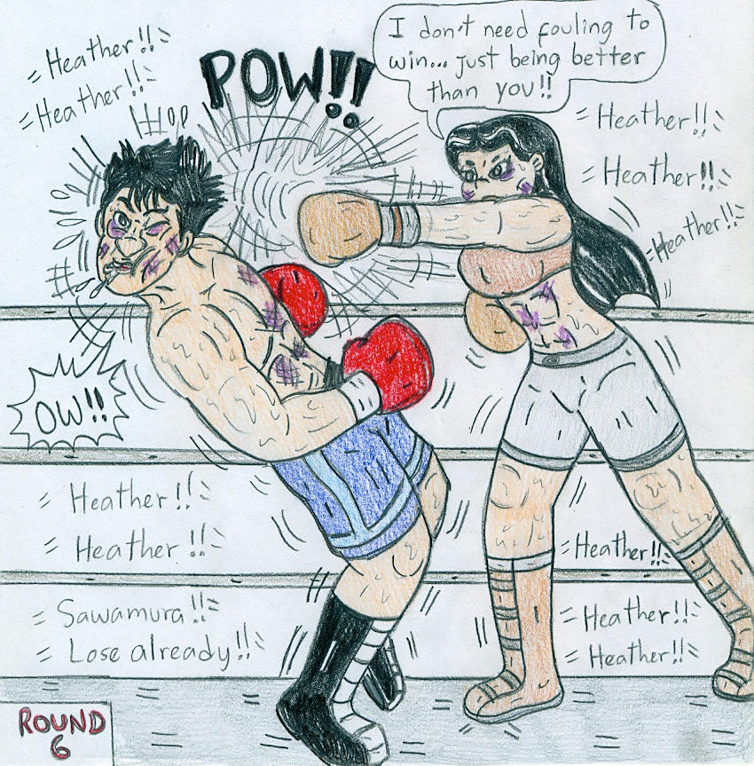 Boxing Heather vs Sawamura Ryuuhei by JoseRamiro on DeviantArt
