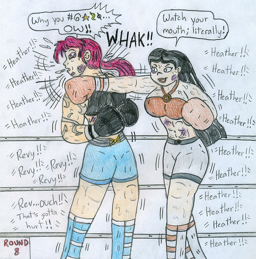 Boxing Heather vs Revy - B Lagoon