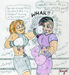 Jose Ramiro Coutney Boxing Heather vs Revy - B Lagoon by Jose-Ramiro on DeviantArt