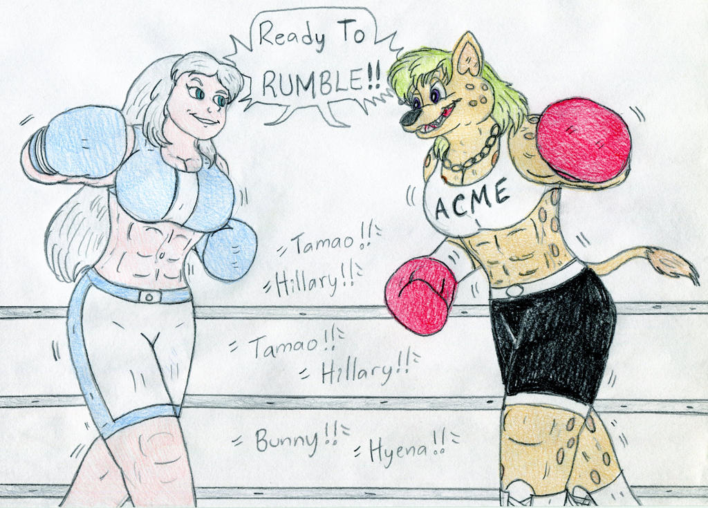 Hillary Boxing Boxing Tamao Silver vs Hillary Hyena by Jose-Ramiro on DeviantArt