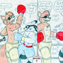 Boxing Sly Cooper vs Foxy - FNaF-