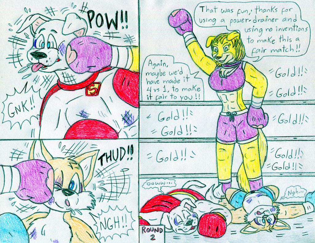Deviantart Tails Boxing Boxing Gold vs Krypto and Tails by Jose-Ramiro on DeviantArt
