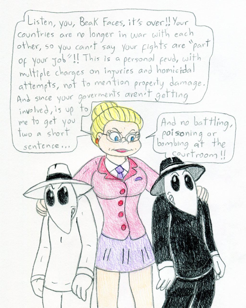 Attorney Angelica and Spies