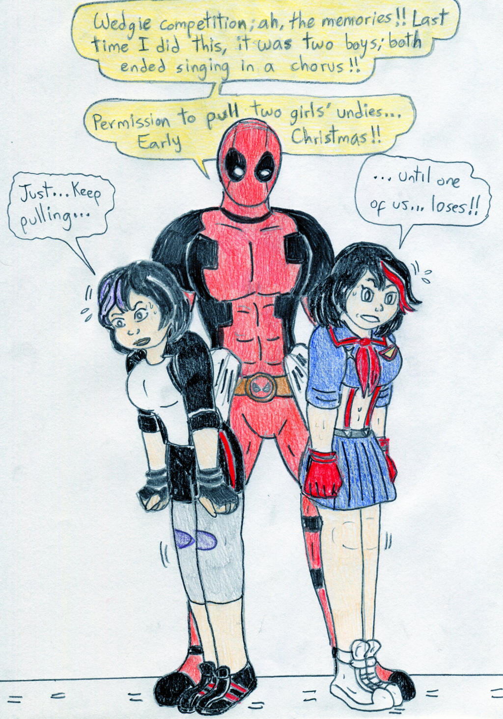 Wedgie Challenge by Jose-Ramiro on DeviantArt