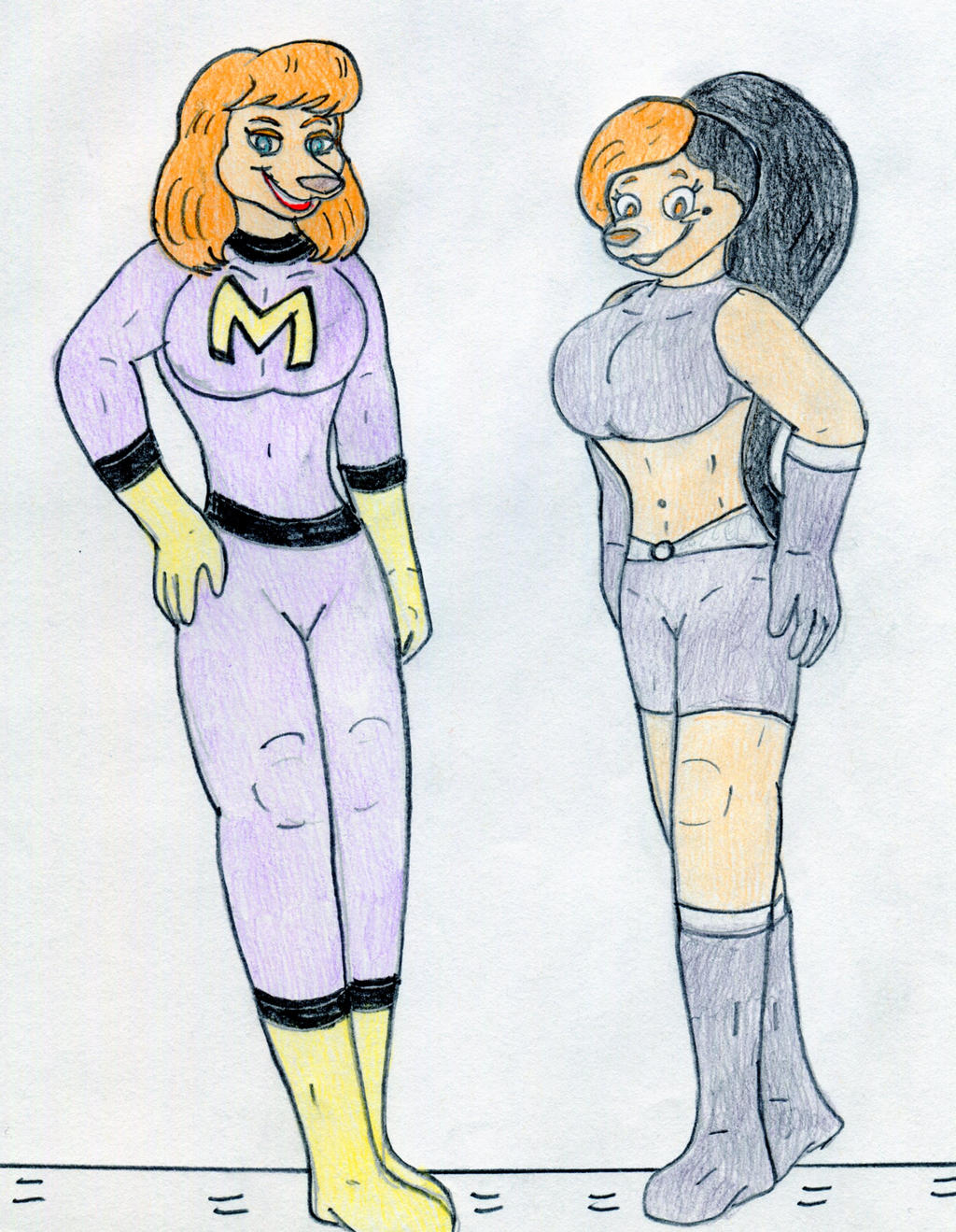 Elastic Sylvia Marpole and Older Roxanne by Jose-Ramiro on DeviantArt
