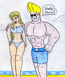 Johnny Bravo and Irma