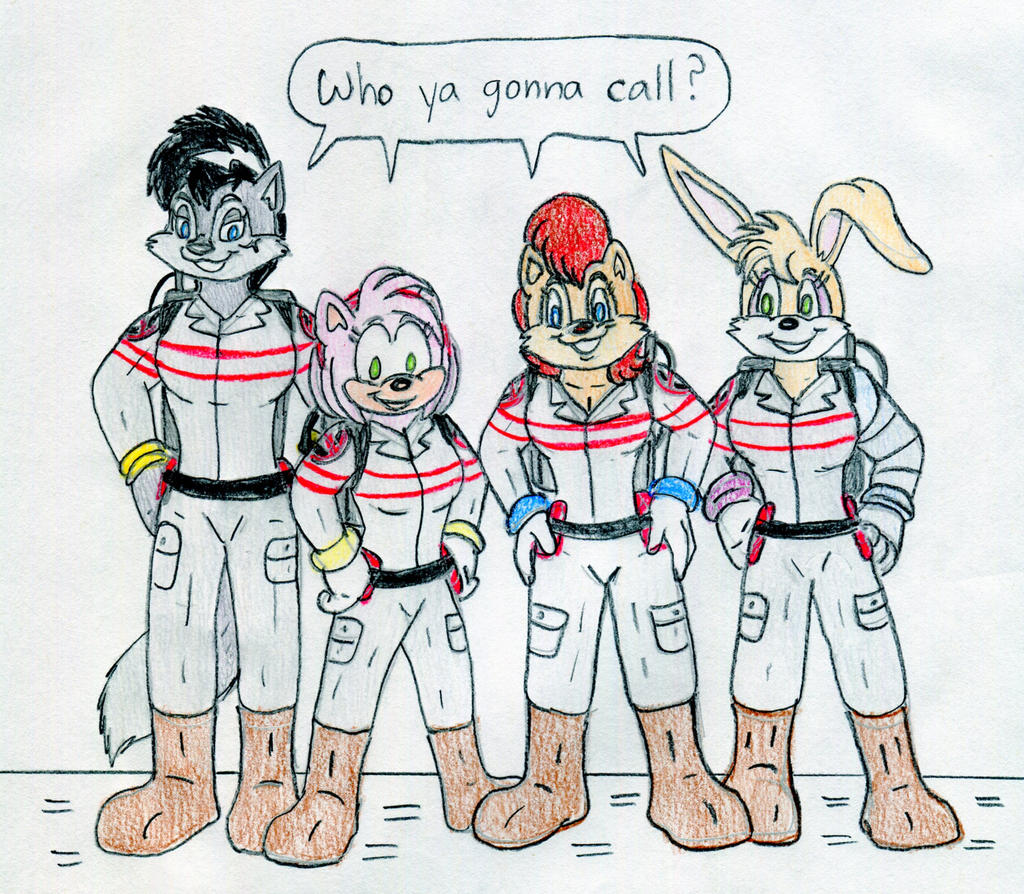 Jose Ramiro Deviantart Sonic Ghostbuster Sonic Girls by Jose-Ramiro on DeviantArt