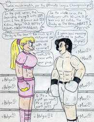 Boxing Helga vs Maxi -1 by Jose-Ramiro