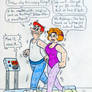 Gym Couple - George and Jane Jetson