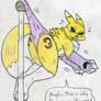 Wedgied Renamon