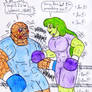 Boxing She Hulk vs Thing