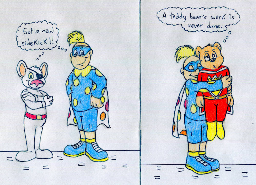 Dotman, Danger Mouse and Super Ted by Jose-Ramiro on DeviantArt