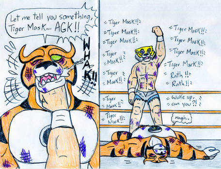 Wrestling Rematch - Tiger Mask vs Rath