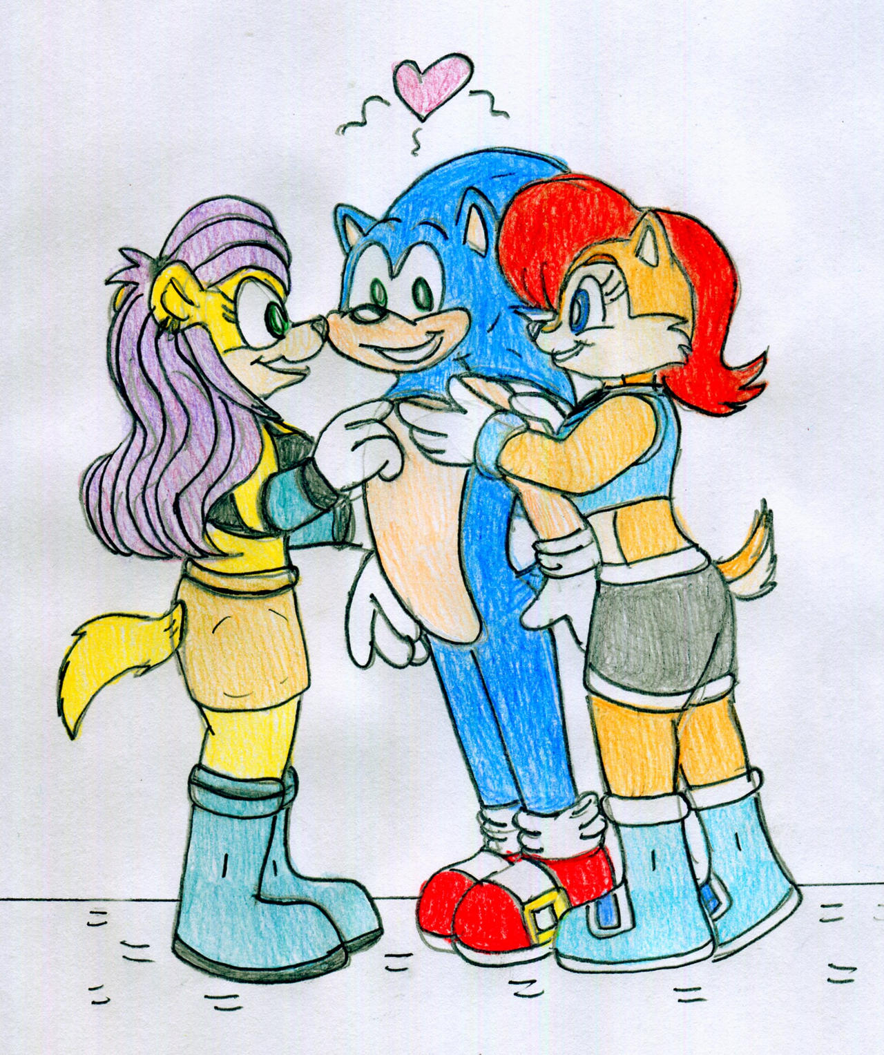 Jose Ramiro Deviantart Sonic Sonic's Double Date by Jose-Ramiro on DeviantArt