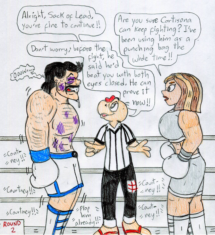 Boxing Courtney vs Cortisona by Jose-Ramiro on DeviantArt