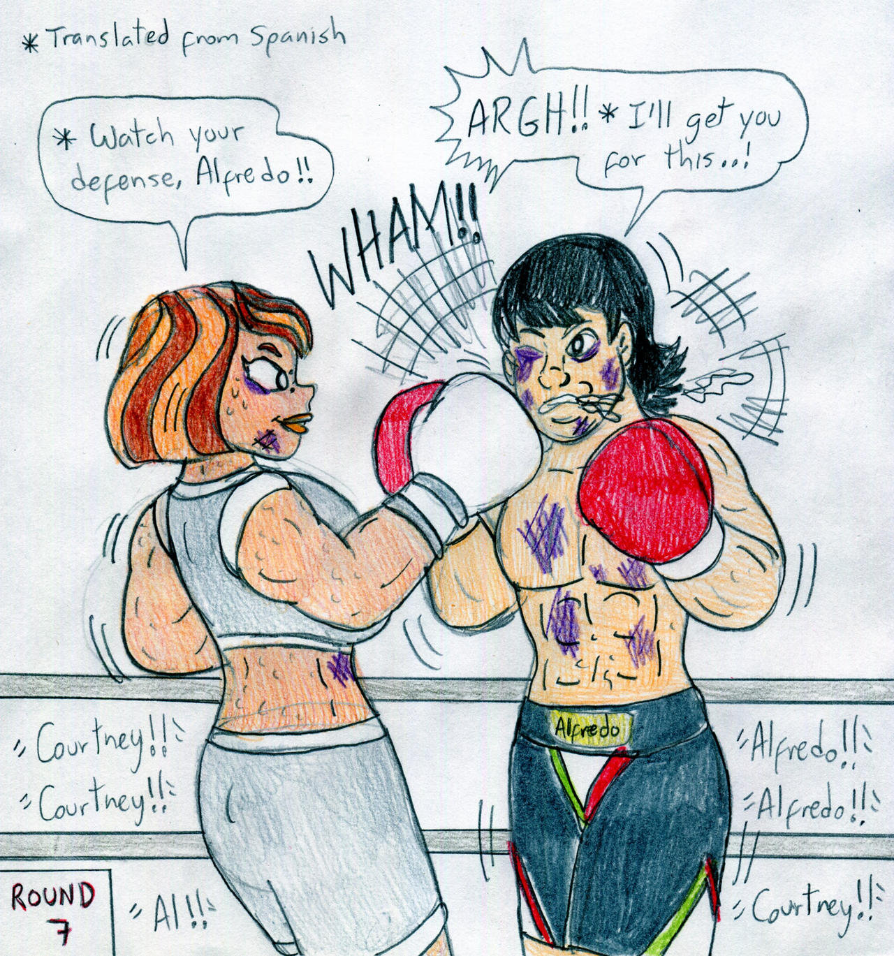 Jose Ramiro Coutney Boxing Courtney vs Alfredo Gonzales by Jose-Ramiro on DeviantArt