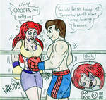 Boxing Training - Peter and Mary Jane by Jose-Ramiro