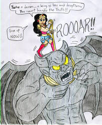 Wonder Woman vs Chernabog
