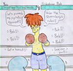 Boxing You vs Sideshow Bob by Jose-Ramiro