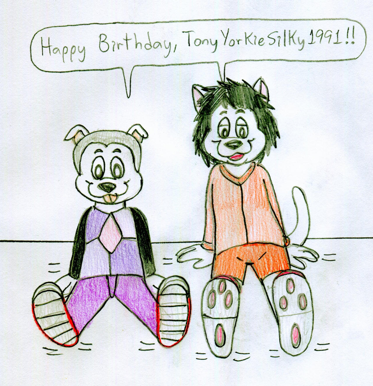 Bday - TonyYorkieSilky1991 by Jose-Ramiro on DeviantArt