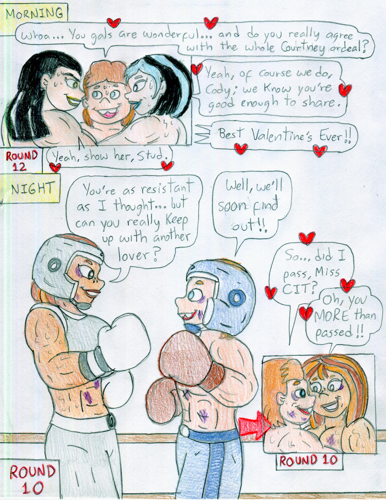 Jose Ramiro Coutney Boxing Valentine - Courtney and Cody by Jose-Ramiro on DeviantArt