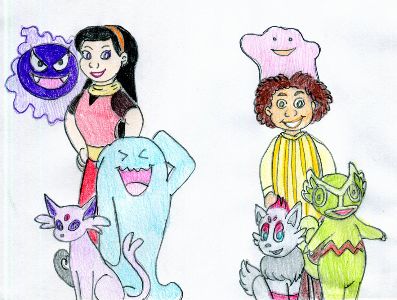 Poke-Trainers Violet and Camilo by Jose-Ramiro on DeviantArt