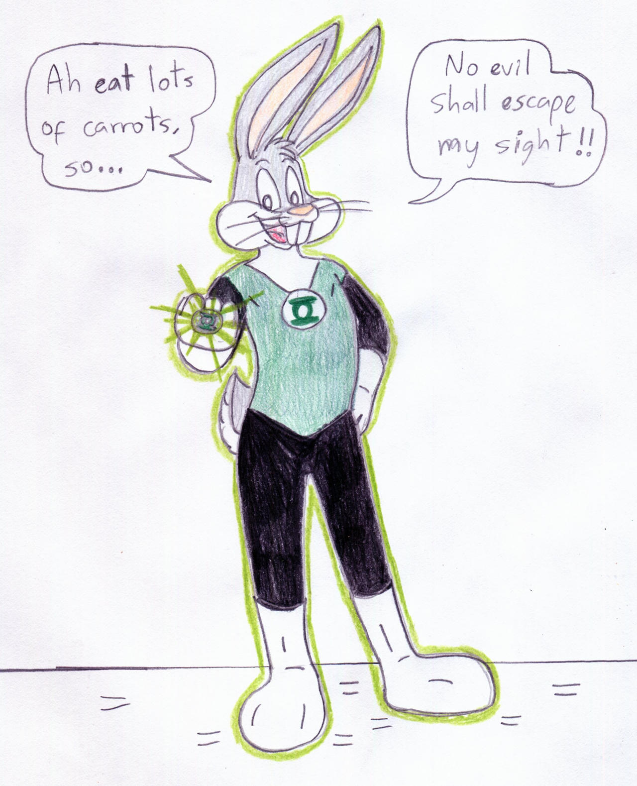 Green Lantern Bugs Bunny by Jose-Ramiro on DeviantArt