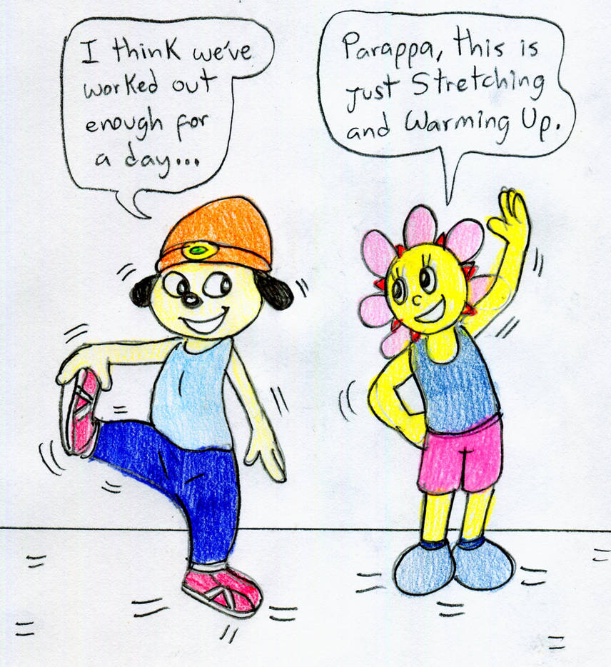 Parappa Pool Gym Couple - Parappa Rappa and Sunny Funny by Jose-Ramiro on DeviantArt