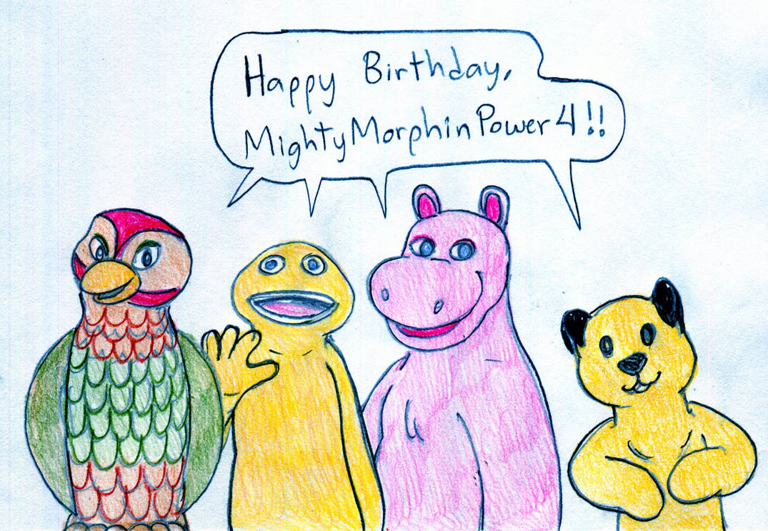 Bday - MightyMorphinPower4 by Jose-Ramiro on DeviantArt