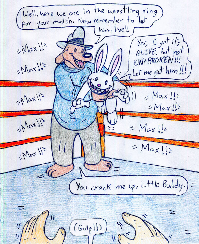 Wrestling You vs Max Rabbit by Jose-Ramiro on DeviantArt