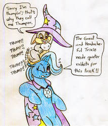 Trixie's Magical Hat and Thumper by Jose-Ramiro