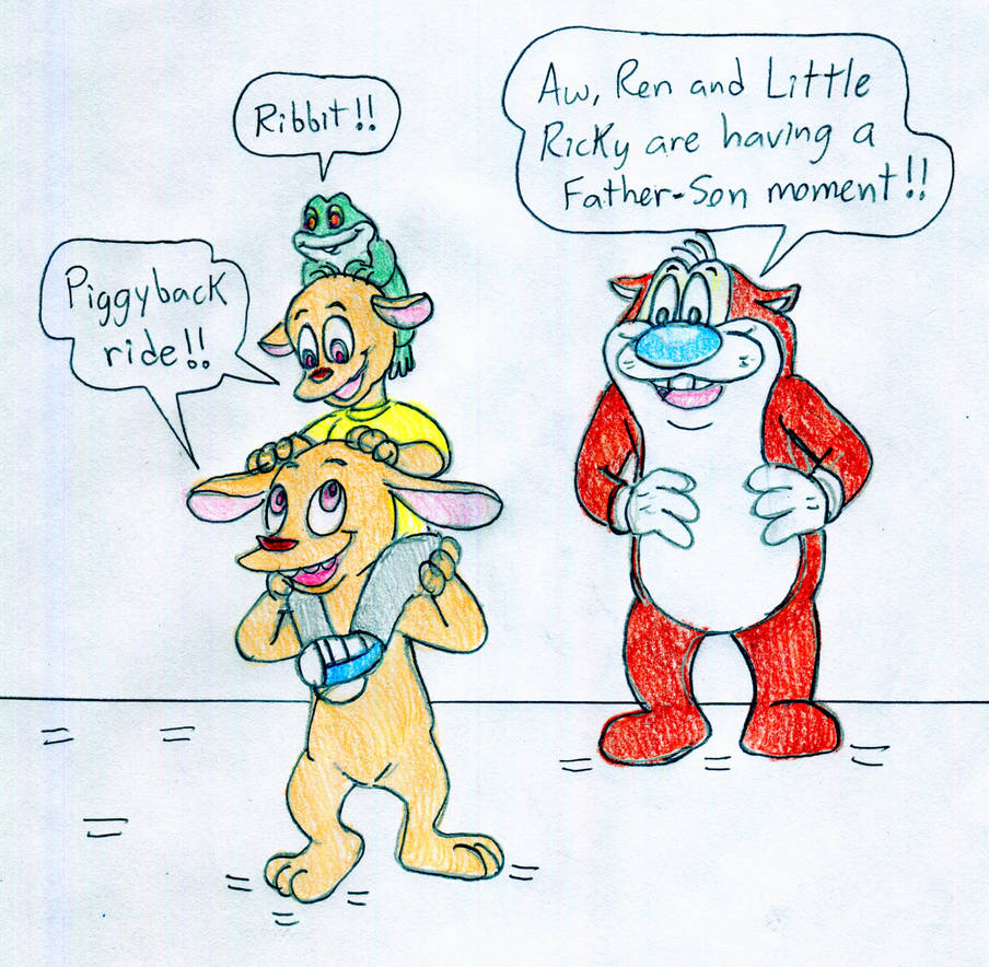 Ren, Stimpy and Ricky by Jose-Ramiro on DeviantArt