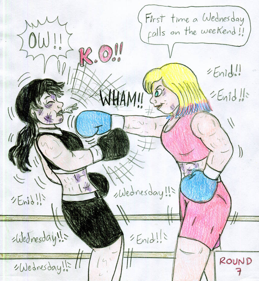 Boxing Wednesday vs Enid - Ending - by Jose-Ramiro on DeviantArt