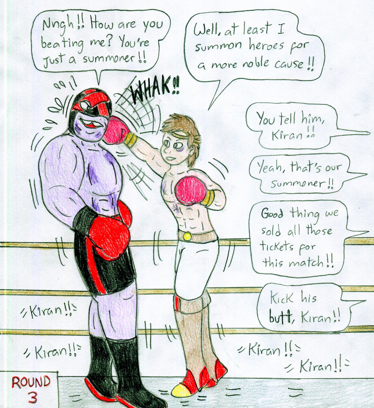 Boxing Kiran vs Strike by Jose-Ramiro on DeviantArt