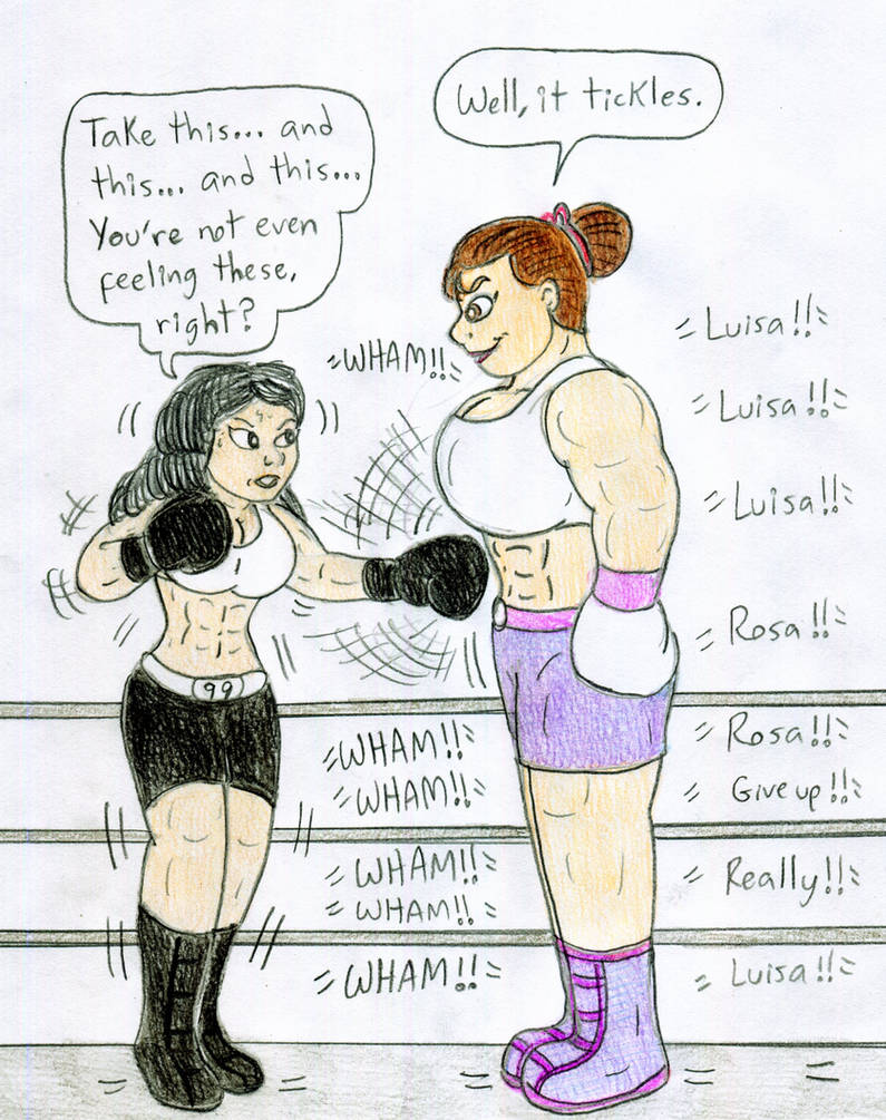 Boxing Rosa Diaz vs Luisa Madrigal by Jose-Ramiro on DeviantArt