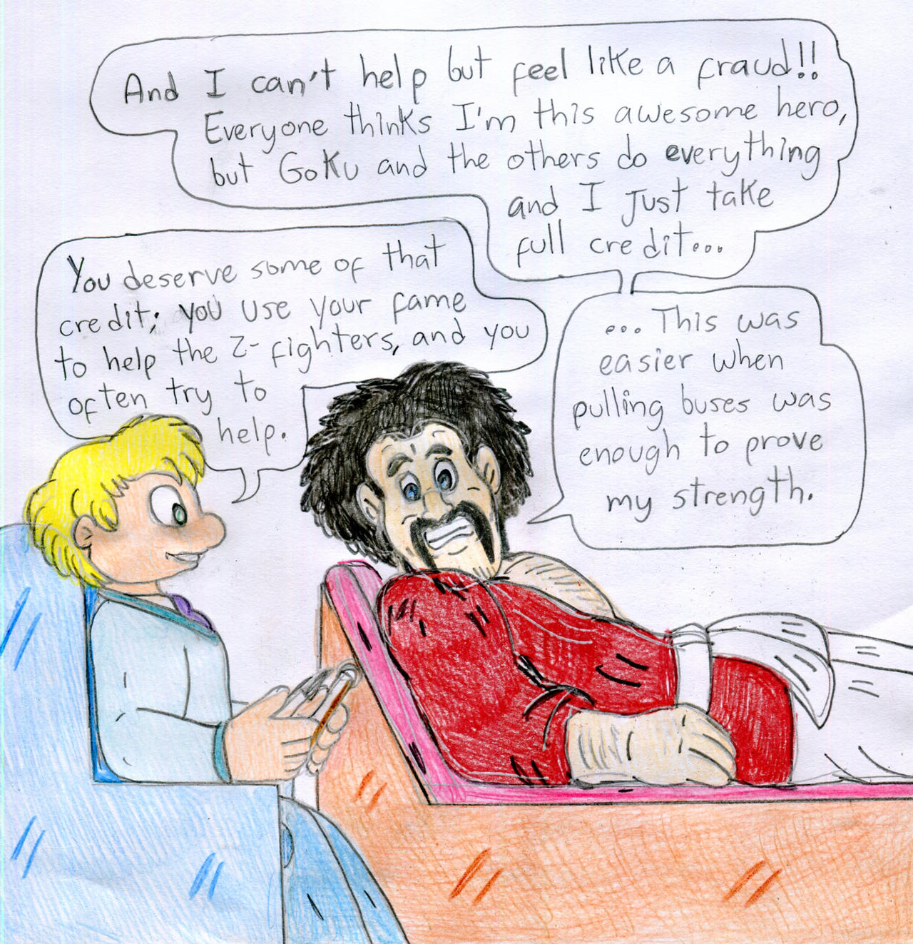 Dr Arnold and Mr Satan by Jose-Ramiro on DeviantArt