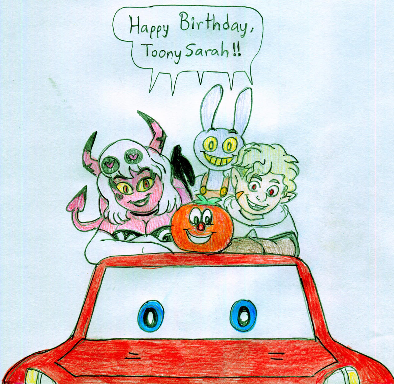 Bday - ToonySarah by Jose-Ramiro on DeviantArt