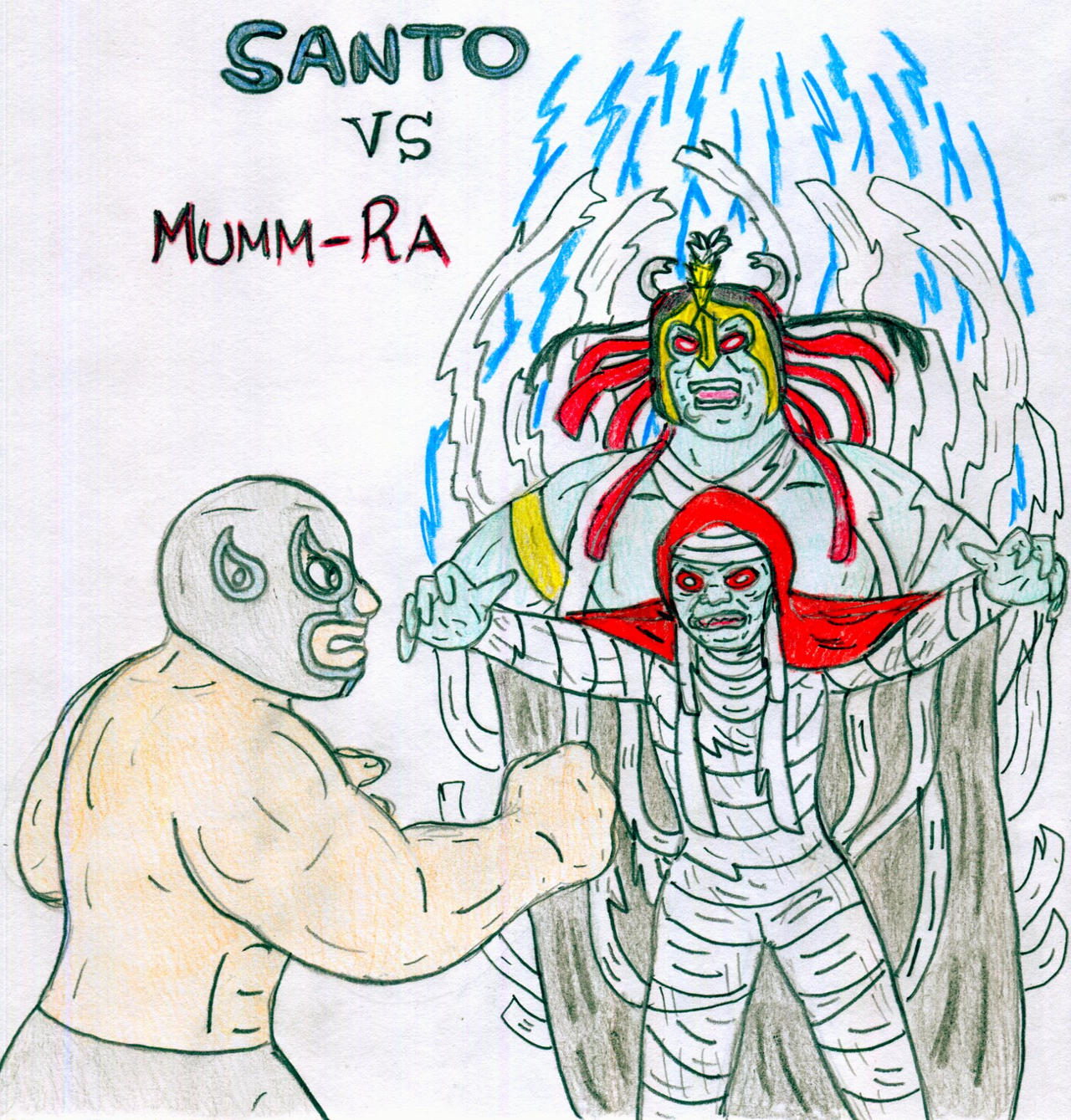 Santo vs Mumm-Ra by Jose-Ramiro on DeviantArt