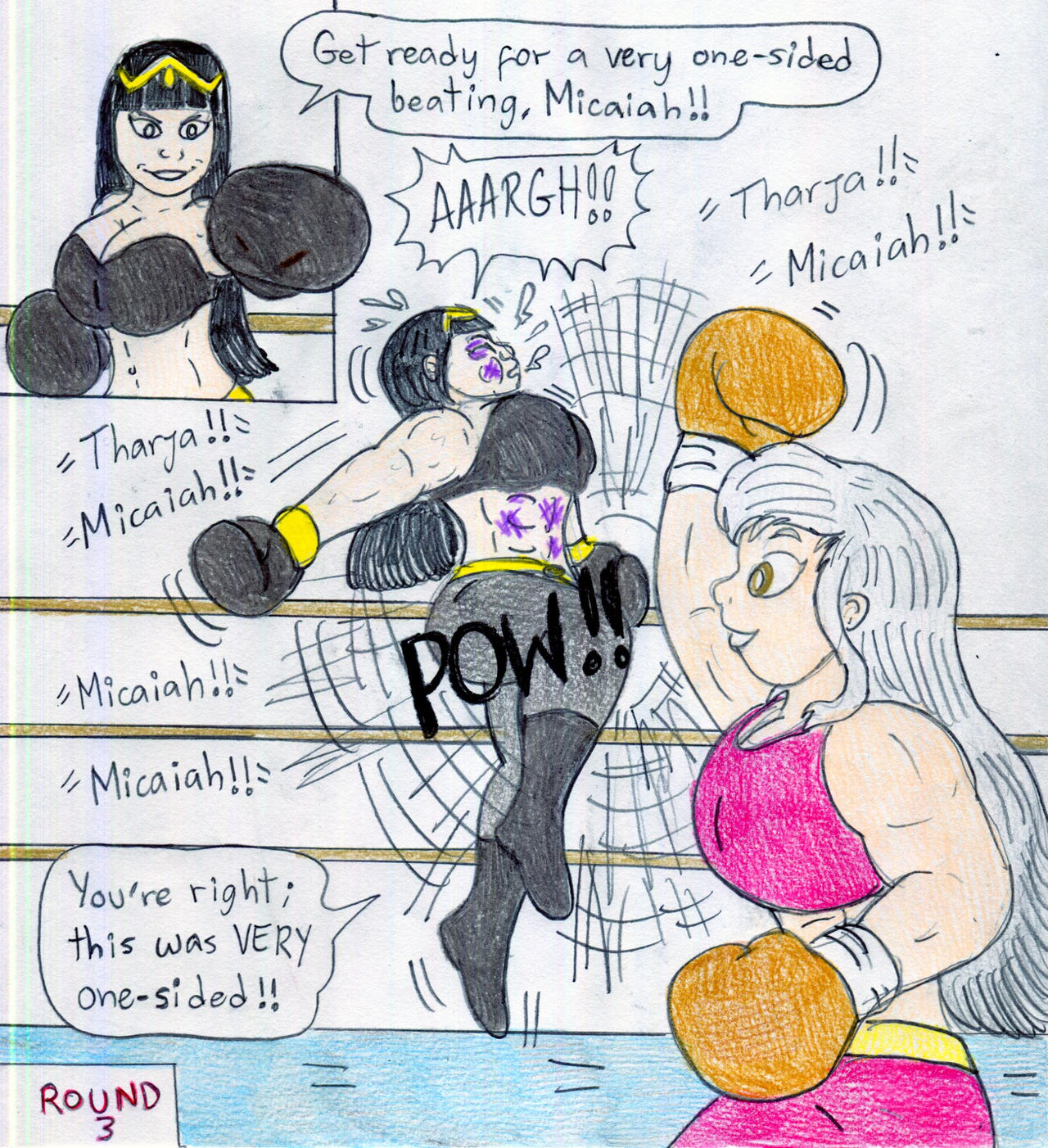 Boxing Tharja vs Micaiah by Jose-Ramiro on DeviantArt