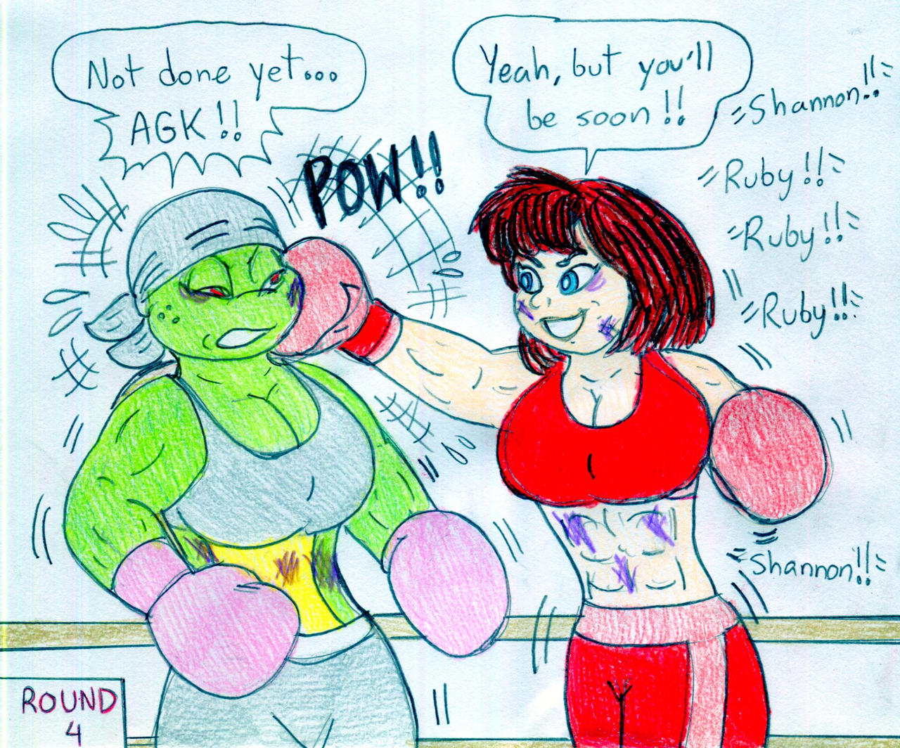 Boxing Ruby vs Shannon - Sequel by Jose-Ramiro on DeviantArt