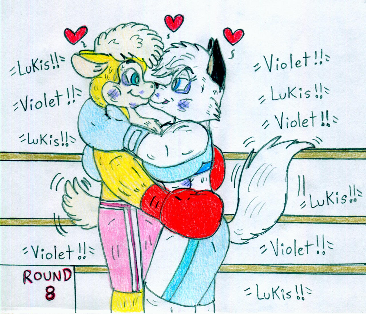Violet Boxing Boxing Lukis vs Violet - Clinch by Jose-Ramiro on DeviantArt