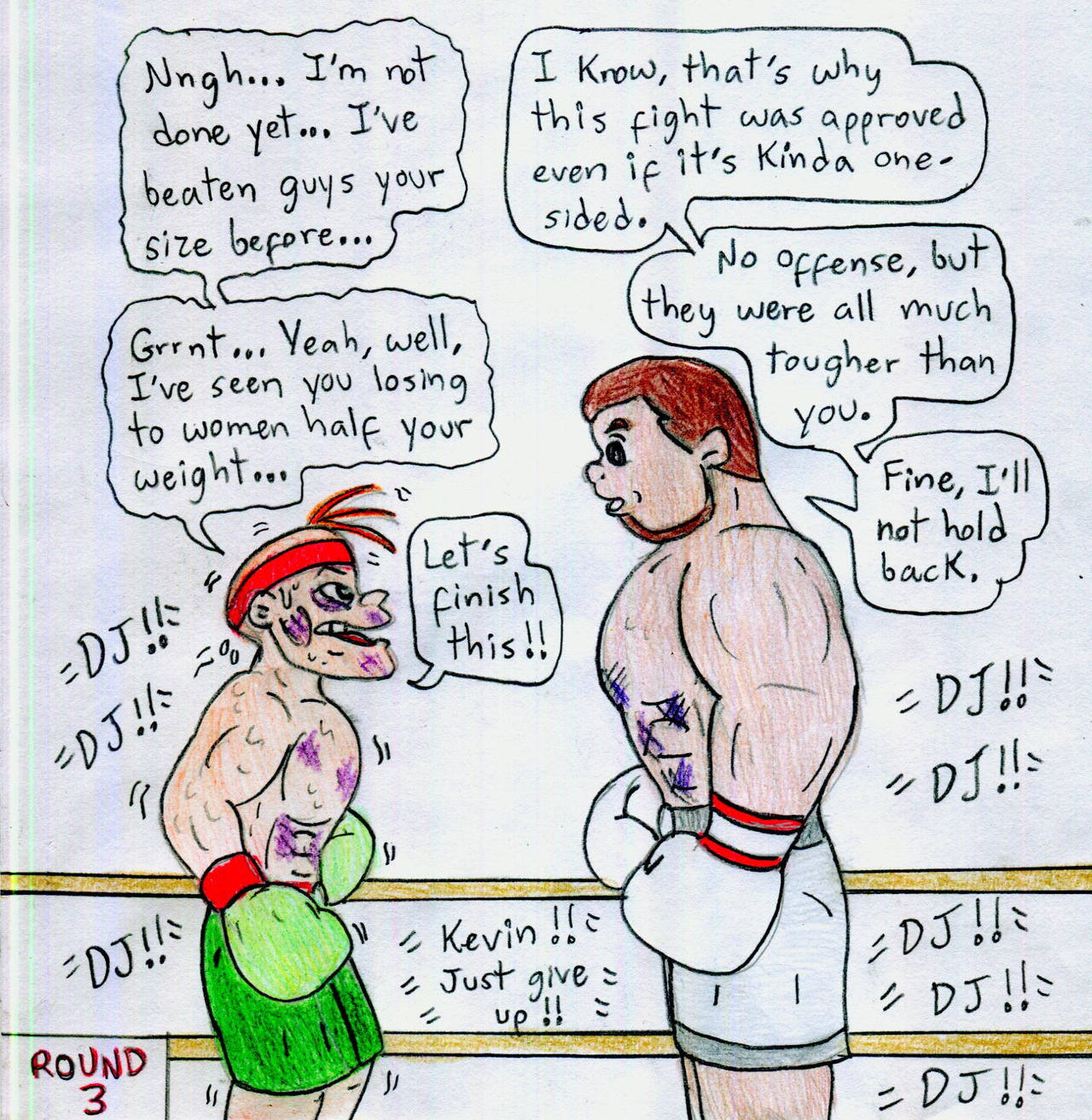 Boxing Jeff Deviantart Boxing DJ vs Kevin by Jose-Ramiro on DeviantArt