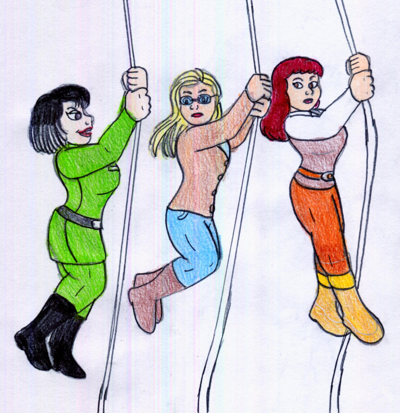Deviantart Jose Ramiro Flashdance Swinging Ladies by Jose-Ramiro on DeviantArt