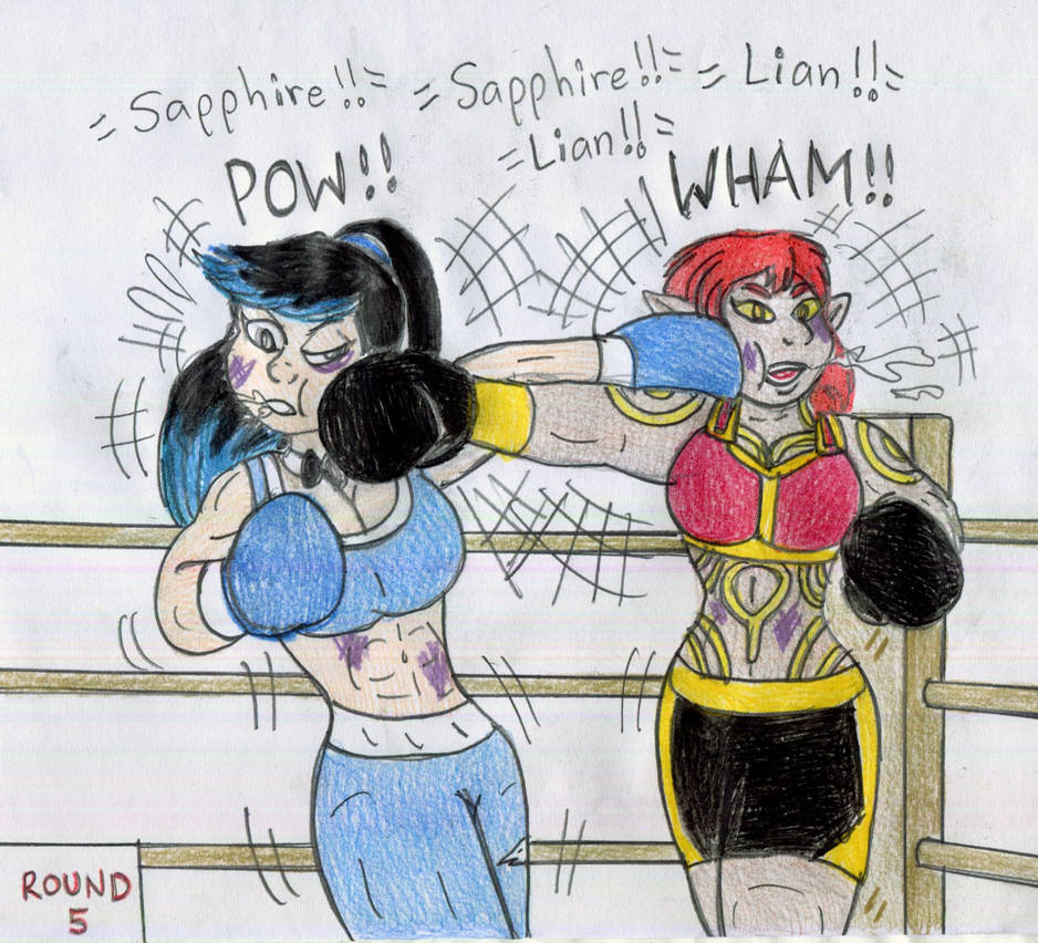 Boxing Sapphire Wave vs Lian by Jose-Ramiro on DeviantArt